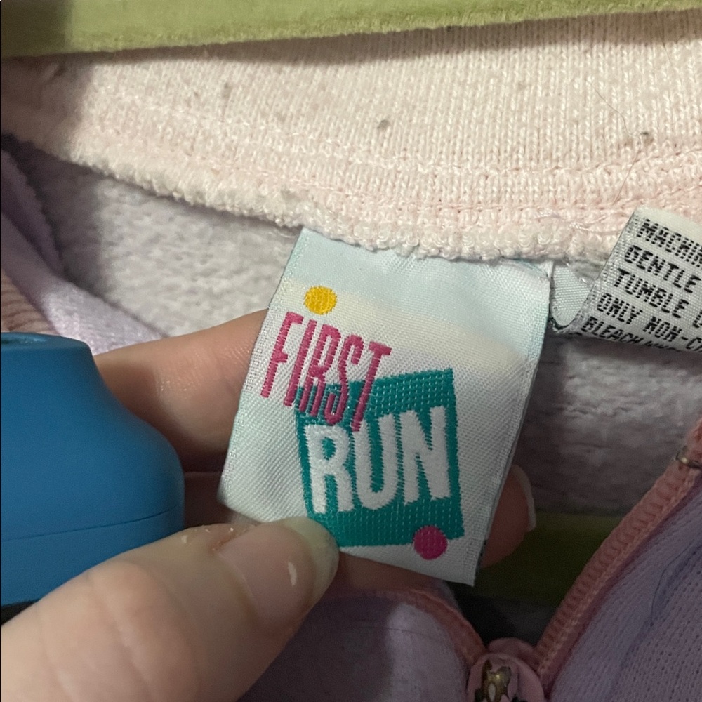 Authentic 80s Pastel Colorblock Zip-Up Jacket - Picture 2 of 6